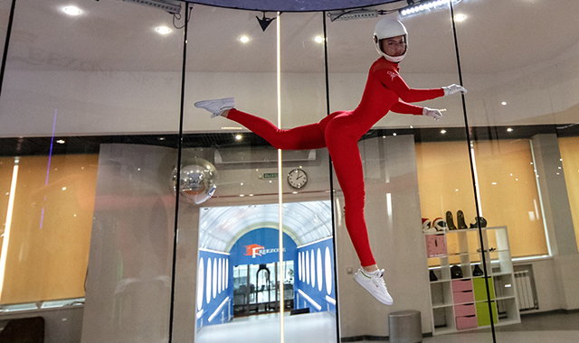 Аэротруба подарочный сертификат в Москве и Подмосковье