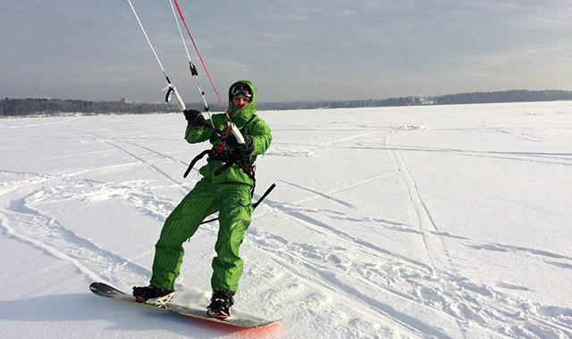Сноукайтинг, обучение в Москве