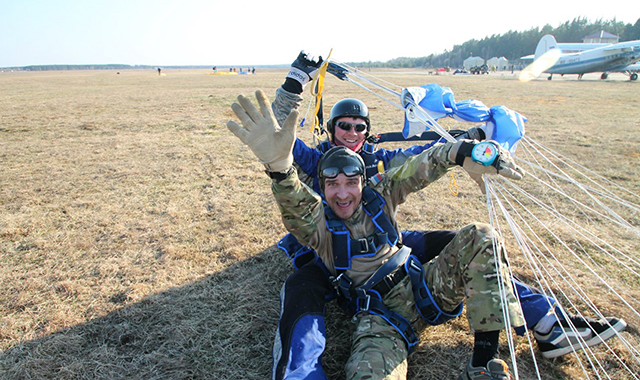 Прыжок с парашютом во Владимире