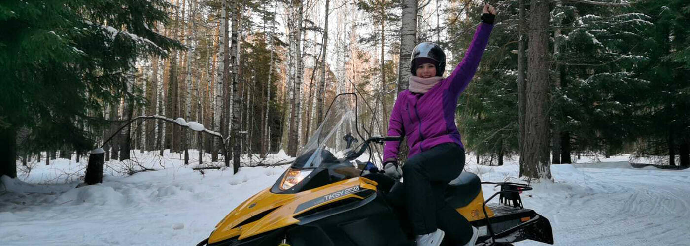 Катание на снегоходе Тикси-250 Люкс в составе группы