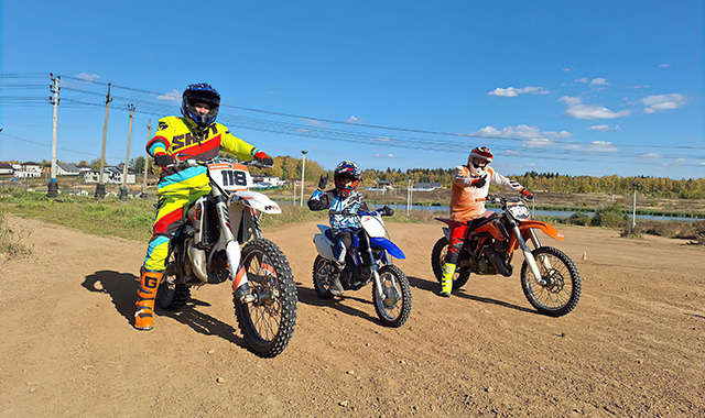 Катание на питбайках в Москве и Подмосковье
