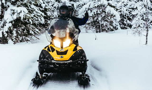Тур на снегоходе с ребенком в Екатеринбурге&nbsp;