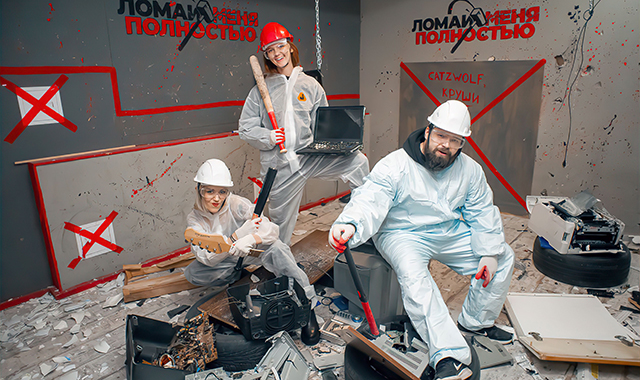 Комната, где можно выплеснуть гнев в Москве