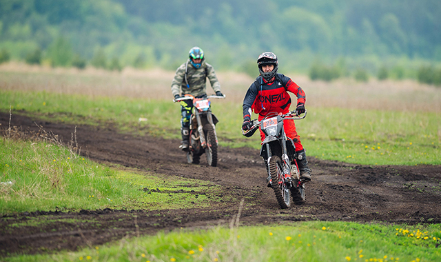 Катание на питбайках в Екатеринбурге
