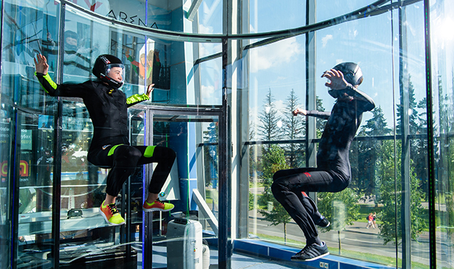 Полет в аэротрубе в Москве и Подмосковье