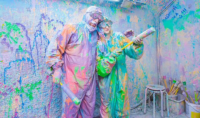 Техника Флюид Арт (Fluid art) в Москве