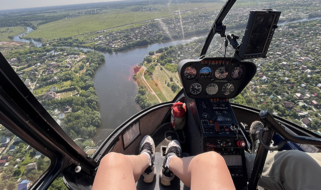 Аренда вертолета с пилотом в Москве.