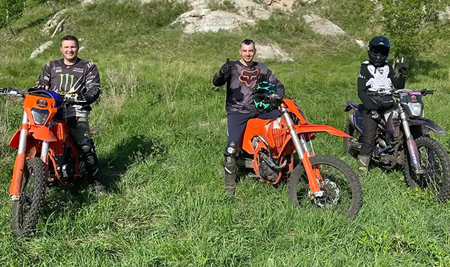 Катание на питбайках в Москве и Подмосковье