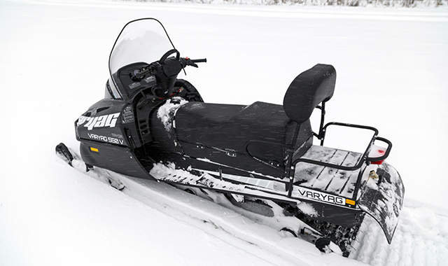 Катание на снегокате в Москве