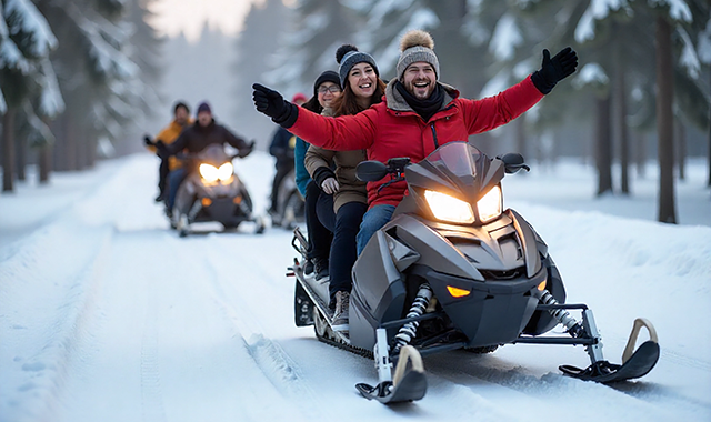 Экскурсии на снегоходах в Москве