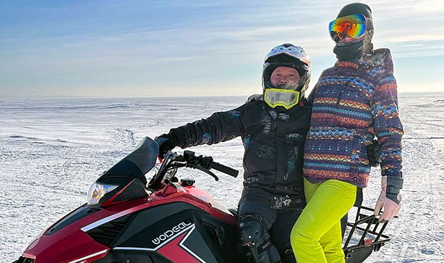 Снегосамокат катания в Москве