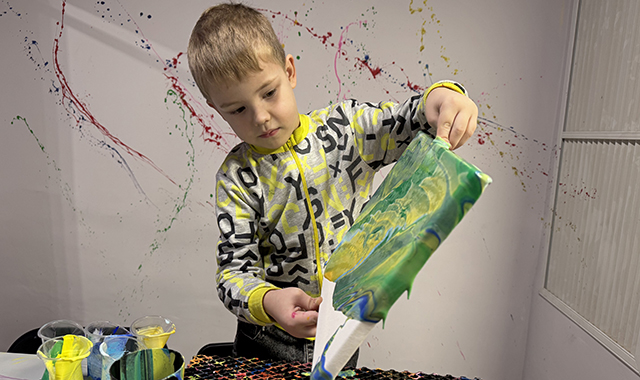 Техника Флюид Арт (Fluid art) в Москве