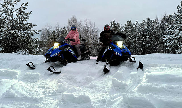 Снегоходные туры с ребенком в Москве