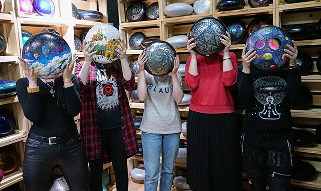 Handpan музыкальный инструмент созданный U-GENE sound vibe