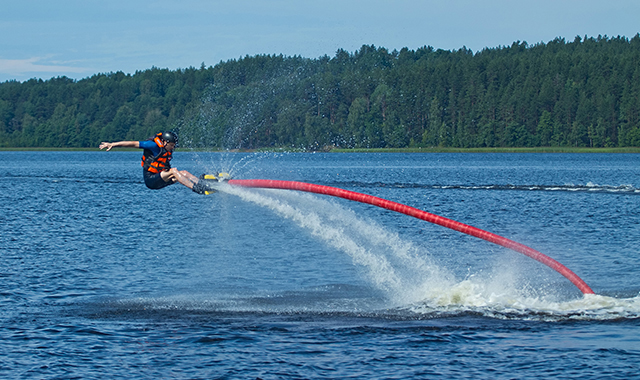 Полеты на флайборде
